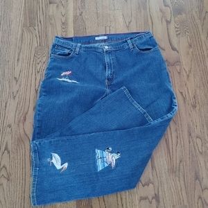 Levi's 550 16 Short High Rise Mom Jeans  Relaxed Taper Beach Umbrella Pelican